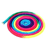 Samfox Rope Gymnastik - Seilspringen Gymnastic Springseil Rhythmische Gymnastik Kunst Seil Sporttraining Seil Rainbow Color