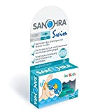 SANOHRA swim Ohrstöpsel für Kinder - wasserdichte Ohrenstöpsel zum Schwimmen - wiederverwendbar - 1 Paar - für Kinder