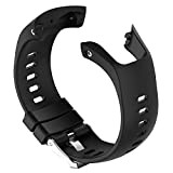 Schwarzes 22 mm Silikon-Armband für Suunto für Spartan Trainer Wrist HR