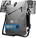 SevenRivers 3 in 1 Fahrradtasche - Rucksack, Gepäckträgertasche & Umhängetasche in einem - Wasserdicht & PVC frei - inkl. Laptoptasche ...