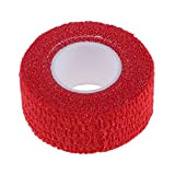 Sharplace Premium Fixier Selbsthaftender Finger Tapes, Rot