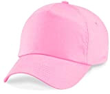 Shirtinstyle Basecap Cap 5 Panel Cap Verschluss Klettverschluss Größe Unisex, Farbe rosa