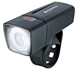 Sigma Sport LED Batterie Fahrradbeleuchtung AURA 25, 25 LUX, batteriebetriebene Fahrradlampe, StVZO zugelassen, Schwarz