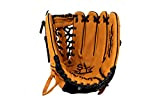 SL-125 REG braun Baseball Handschuh, Schweinsleder, Outfield, Grösse 12,5 (für Rechtshänder, Wird an der linken Hand getragen)