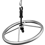 Slackers USA Ninja Wheel, pulverbeschichtetes Rad aus Stahl, Ø 35cm, inkl. Delta-Sicherheitskarabiner, zusätzliches Hindernis / Obstacle für die Slackers Ninja ...
