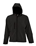 SOL´S - Hooded Softshell Jacket Replay M,Black