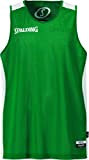 Spalding Herren Essential Reversible Shirt, Mehrfarbig (Grün/Weiß), 140