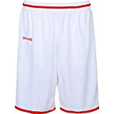 Spalding Kinder Move Shorts, weiß/Rot, 164