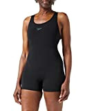Speedo Damen Badeanzug Essential Endurance Legsuit Beinanzug, Schwarz/Grau, M EU