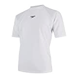 Speedo Kurzärmliges Schwimm-T-Shirt mit Sonnenschutz für Damen, Weiß, S