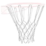 Sport-Tec Basketballnetz für Basketballkorb Basketball Netz Gute QUALITÄT 40 cm weiß