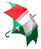 sportfanshop24 Stockschirm/Regenschirm/Sonnenschirm/Schirm mit Flaggenmotiv Iran