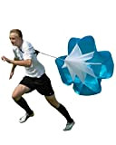 SPORTIKEL24 Sprintfallschirm für Sprint- & Schnellkrafttraining – Training mit Zugwiderstand – für Fußball, Leichtathletik & andere Sportarten