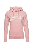 Superdry Damen Premium Goods Luxe Emb Entry Hood Kapuzenpullover , Rosa (Pink Nectar J6S) , 40 (Herstellergröße:12)