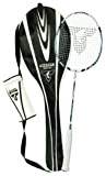 Talbot Torro Badminton-Starterset Isoforce 211, Komplettset bestehend aus 1 Graphitschläger, 3 Bälle, Tasche, alles für den sofortigen Start, 449521