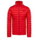 The North Face Jungen Thermoball Fleeze Jacket Daunenjacke,Rot (High Risk Red), XL