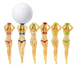 Throushine Stehaufe Lustige Bikini-Mädchen Golf-Tee (6 Stück)