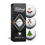 Titleist Pro V1 Weihnachts-Golfbälle - 3er Pack