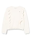 Tommy Hilfiger Unisex Kinder Sweatshirt, Ancient White, 74