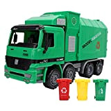 Trägheitsmüllwagen, Plastikkinder Simulation Hygiene Auto Modell Fahrzeuge Spielzeug mit DREI Müll, rutschfeste und verschleißfeste Reifen