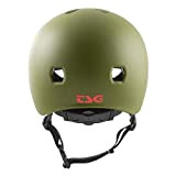 TSG Meta Solid Color Helm, Satin Olive, L/XL