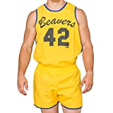 TV Store Teen Wolf Beavers 42 Scott Howard Werewolf Basketball Jersey Complete Kostüm, Large