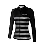 UGLY FROG Radtrikot Frauen Mountain Bike Trikot Shirts Winter Fleece Warm Rennrad Kleidung MTB Tops Kleidung Streifen/Muster Design