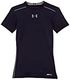 Under Armour Jungen Top HG Sonic Fitted Short Sleeve, Midnight Navy/Steel, M