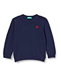 United Colors of Benetton Jungen T-Shirt G/C M/L 1294g100b Pullover, Dunkelblau 252, 5 Jahre