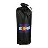 Vapur, Faltbare Wasserflasche, 1 Liter, wiederverwendbar, auslaufsicher, mit Karabiner für Training, Camping, Rucksackreisen, Wandern und Reisen, Colorado Anti-Flasche