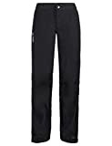 Vaude Damen Women's Yaras Rain Pants III Hose, black, 34-Long