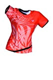VICTOR Damen Bekleidung Shirt Korea Open Women's 6633, orange/schwarz, XS, 663/8/4
