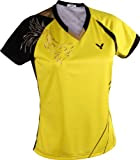 VICTOR Damen Polo-Shirt Taiwan 6562, gelb/schwarz/Gold, M, 656/7/6