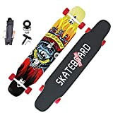 VSDEXR Skateboards 42-Zoll-Longboard-Skateboard mit Drop-Through-Deck aus kanadischem Ahorn