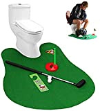 WC Golf Toilette Mini Sportanzug für die Freizeit Sport - Bad Mini Putter Golf Spiel Set