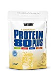 WEIDER Protein 80 Plus Mehrkomponenten Protein, Vanille, Eiweißpulver für cremige, unverschämt leckere Eiweißshakes, Kombination aus Whey, Casein, Milchprotein-Isolat und Ei, ...