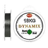 WFT Round Dynamix 300m Angelschnur geflochten rund - 0.20mm - Grün #1D-C 101-020