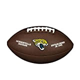 Wilson American Football NFL TEAM LOGO, Jacksonville Jaguars, Offizielle Größe, Für Freizeitspieler und Sammler, PVC, braun, WTF1748XBJX