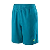 Wilson Jungen Shorts, TEAM 7 SHORT, Polyester, Blau (Barrier Reef), Größe L, WRA767409LG