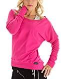 WINSHAPE Damen Longsleeve Freizeit Sport Dance Fitness Langarmshirt, pink, M