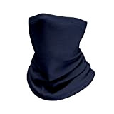 Winter Winddichte Warme Vollgesichtsabdeckung Für Männer Frauen Atmungsaktive Kopfbedeckung Halsmanschette Einteilige Mütze (B, One Size)