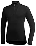 Woolpower 400 Turtleneck Long Sleeve Zipp Shirt Men - Thermounterwäsche, black, XXL