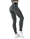 WXDSNH Yoga Hosen Frauen Stitching Pocket Hosen Hochelastische Sport Taille Strumpfhosen Gym Einfarbig Fitness Laufen