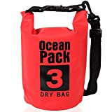 XENOBAG Wasserfeste Tasche 3 Liter / Dry Bag, klein / Ocean Pack 3l / wasserdichter Beutel / Drybag mit verstellbarem ...