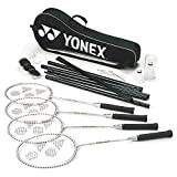 YONEX Badminton-Set für 4 Spieler, schwarz/ali, One Size, K-REY-YXR150