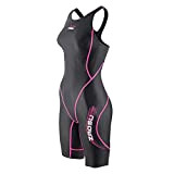 ZAOSU Wettkampf-Schwimmanzug Z-Black VITA - Badeanzug für Mädchen und Damen, Farbe:schwarz/pink, Größe:140
