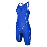 ZAOSU Wettkampf-Schwimmanzug Z-Blue für Mädchen und Damen in blau, Größe:140