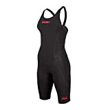 ZAOSU Wettkampf-Schwimmanzug Z-Speed 2.0 für Damen & Mädchen | Premium Schwimmanzug mit hoher Kompression für schnelle Schwimmzeiten, Farbe:schwarz, Größe:40