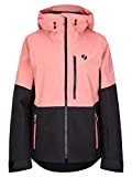 Ziener Damen TURIS Ski-Jacke / Freeride | sympatex, PFC frei, Wolle, pink vanilla, 38