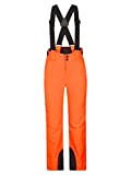 Ziener Jungen ARISU Ski-Hose, Schnee-Hose | wasserdicht, Winddicht, warm, Poison orange, 164